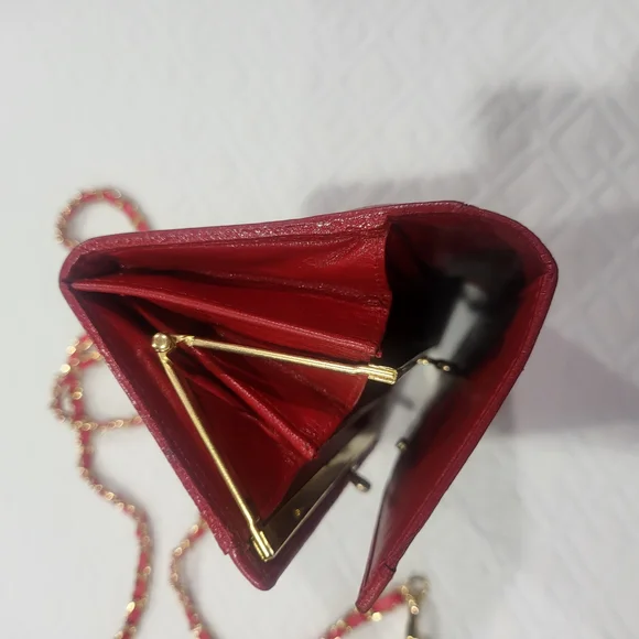 Celine Macadam Leather Long Wallet Bordeaux